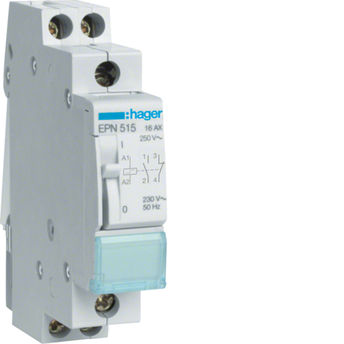 EPN515 Latching relay 1NC+1NO 230V