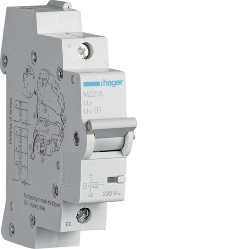 MZ215 Low and overvoltage release 230VAC